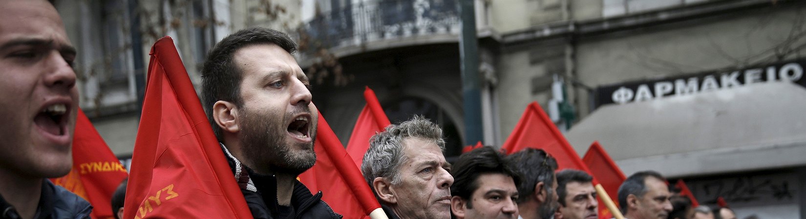 FOTOS: protestas en Atenas contra la reforma de las pensiones