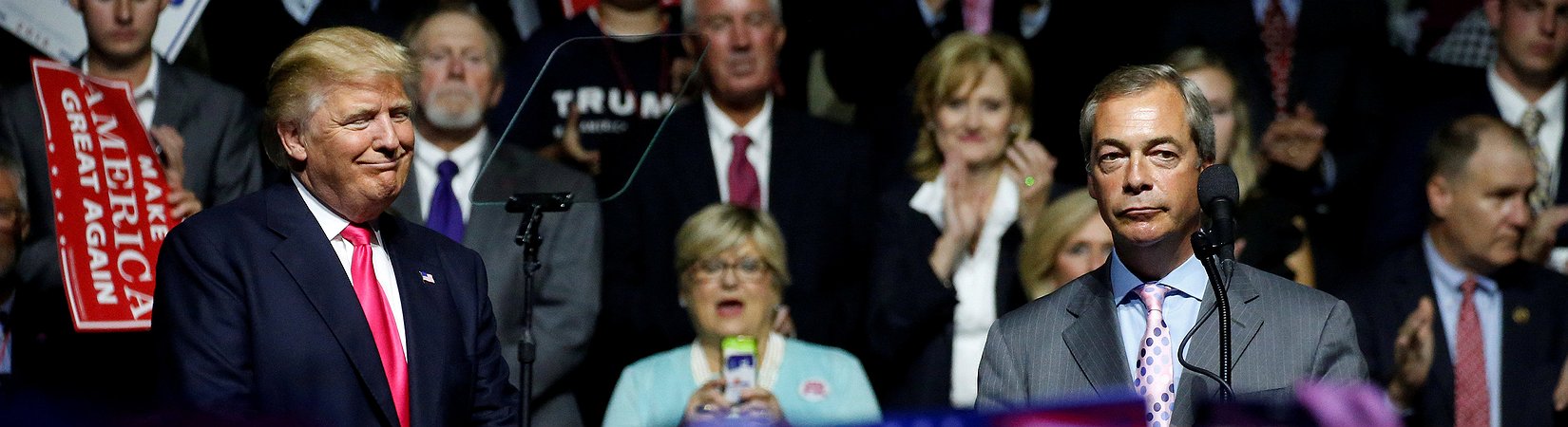 O ano do Brexit e de Trump em gráficos