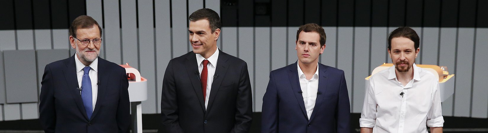 Rajoy acorralado por los otros candidatos en el debate a 4