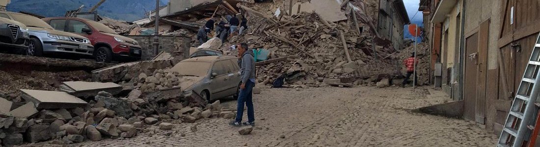 Grande terramoto atinge região central de Itália