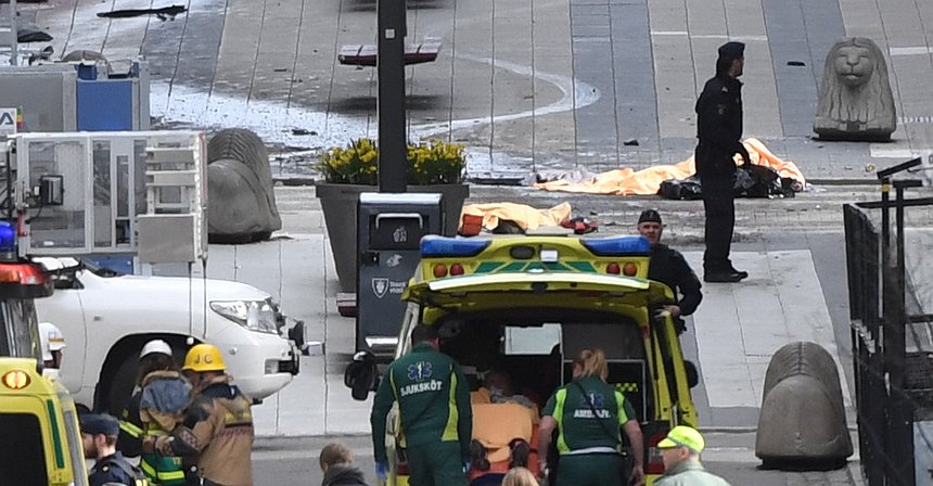FOTO: Attentato terroristico in Svezia