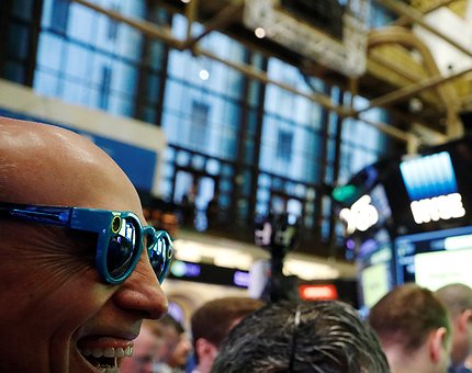 Esordio col botto per Snap: +44% a Wall Street