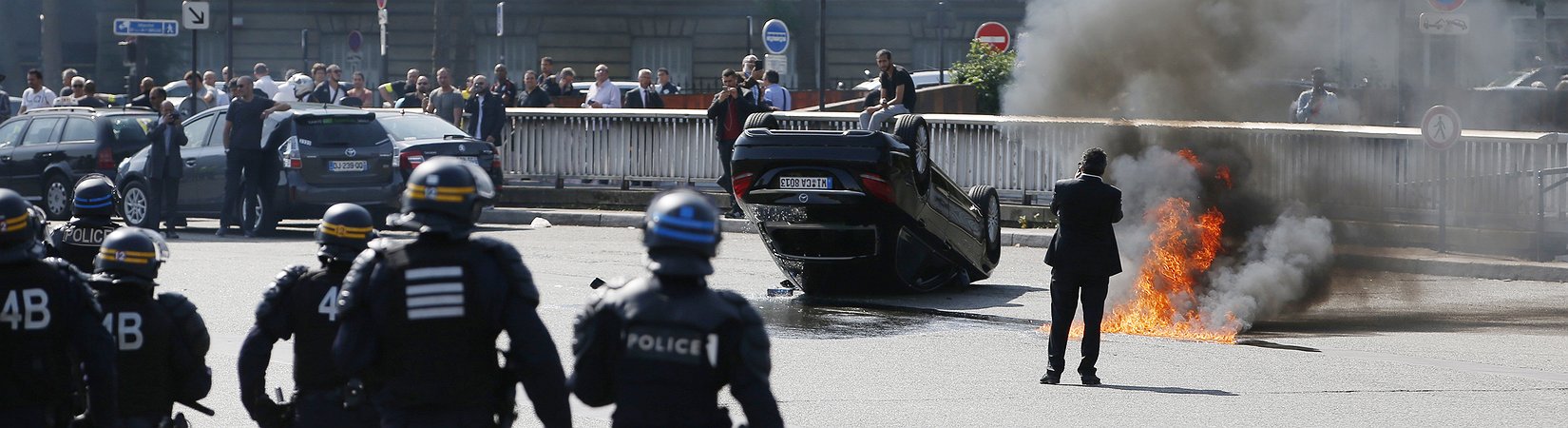 París está quemando a Uber