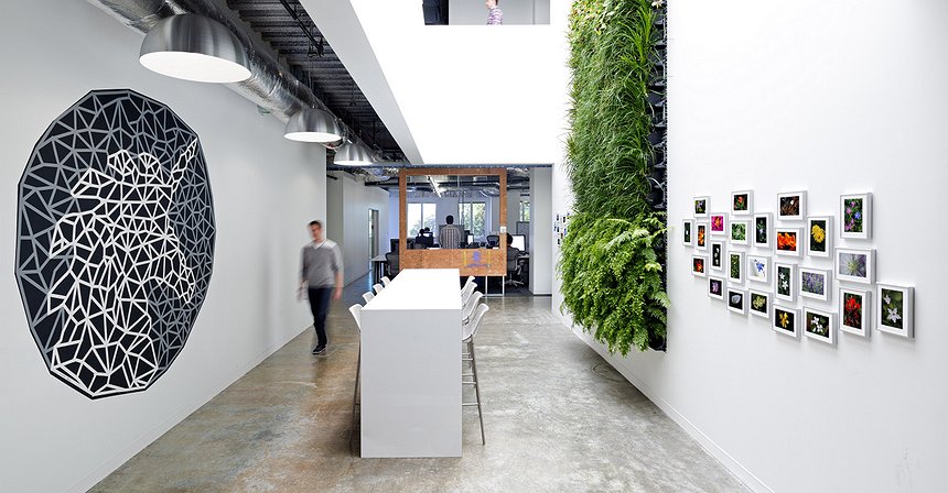 Le opere d'arte del campus di Facebook