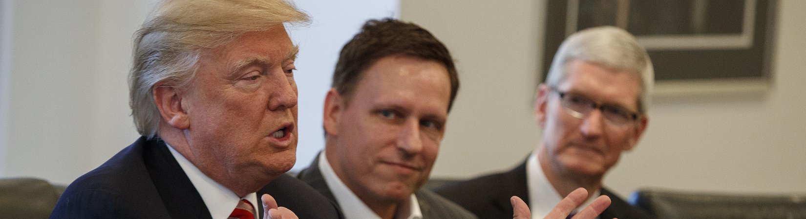 Grandes nomes da tecnologia encontraram-se com Donald Trump