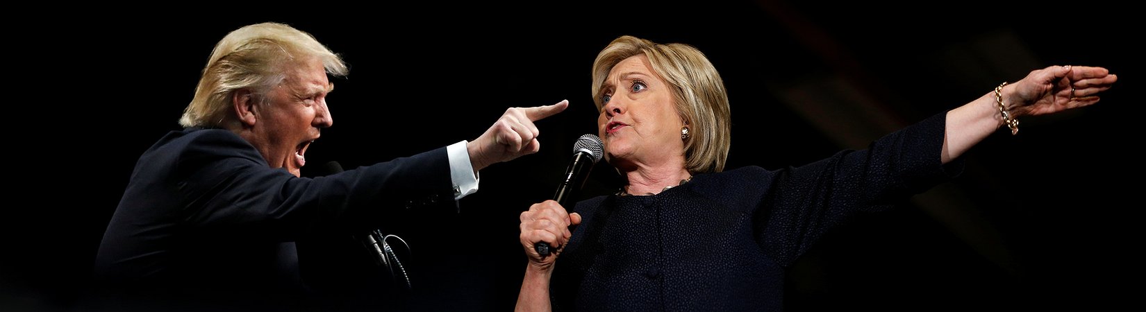 Trump e Clinton: a mais desagradável luta da história presidencial dos EUA