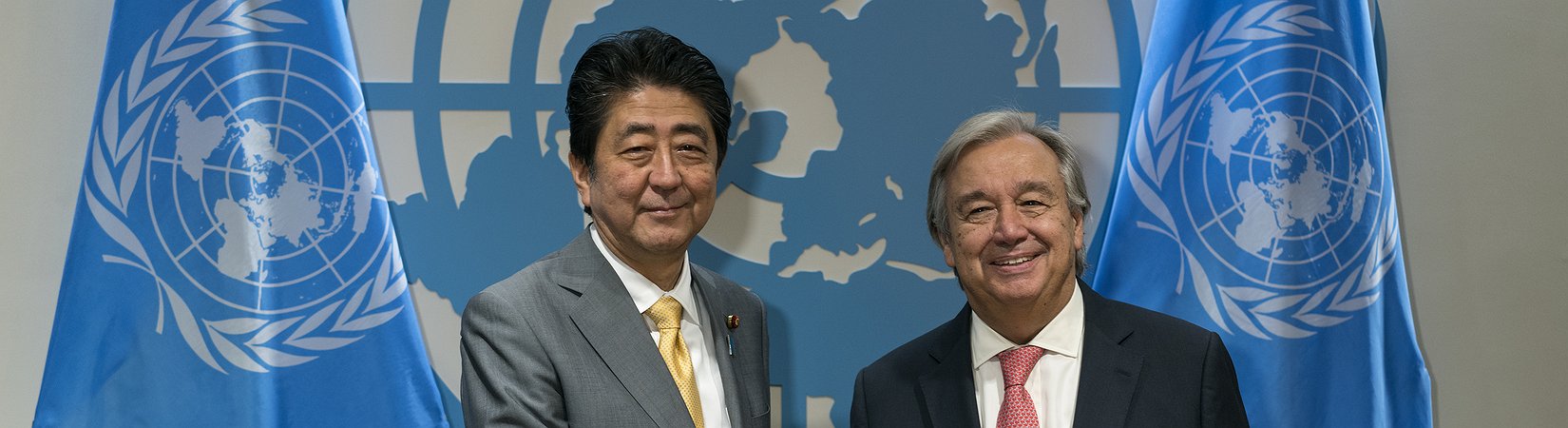 António Guterres, secretário-geral das Nações Unidas, visita Tóquio