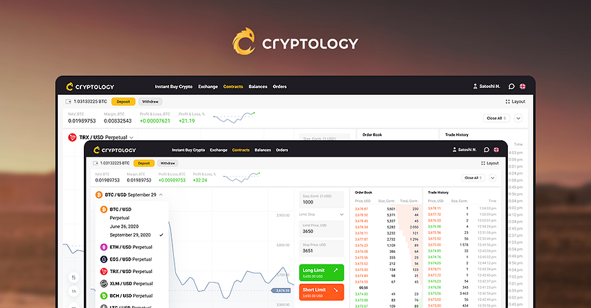 Futures Contracts Trading with High Leverage at Cryptology
