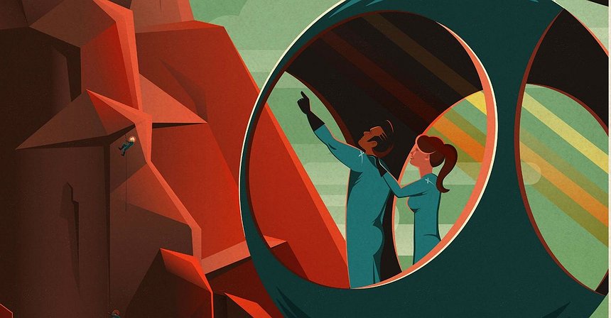 الكتيبات المشجعة للطيران إلى المريخ