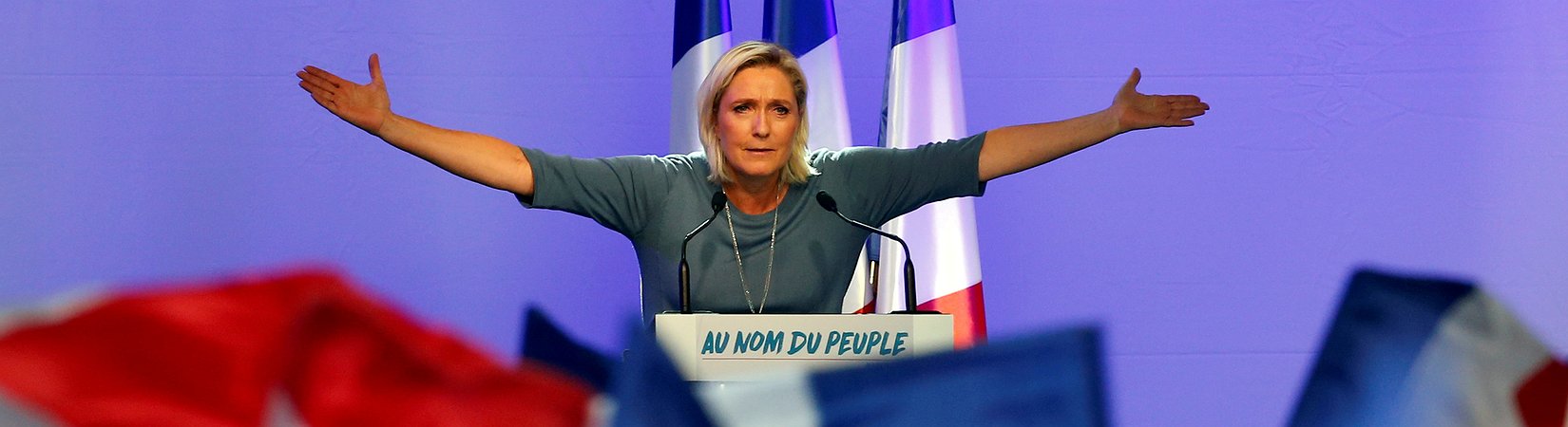 Con la vittoria di Trump cresce la forza dell’estrema destra di Le Pen in Francia