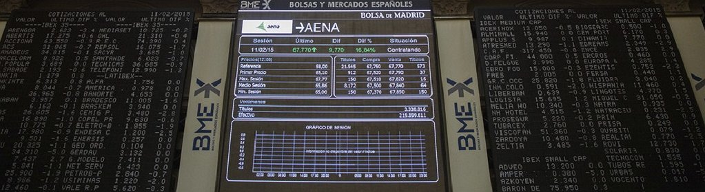 La bolsa española registra su mayor caída en tres años