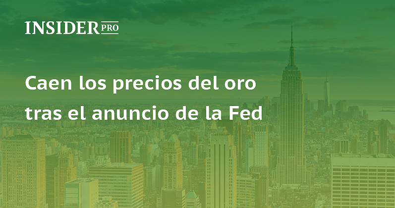 Caen los precios del oro tras el anuncio de la Fed | Noticias | ihodl.com
