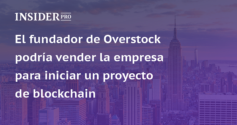 El fundador de Overstock podría vender la empresa para iniciar un ...