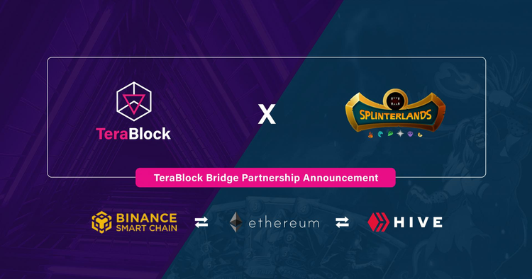 TeraBlock Announces Collaboration with SplinterLands to Take DeFi Gaming to New Heights