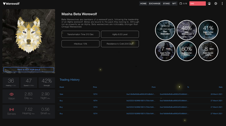 Werewolf Releases Werewolf NFTs — Alpha, Beta and Omega Werewolves are Now Available for Minting