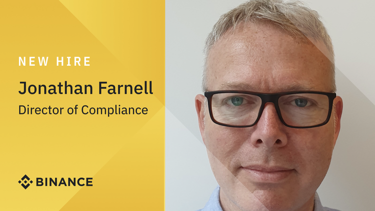 Binance Bolsters European Compliance Team With Hire of Jonathan Farnell