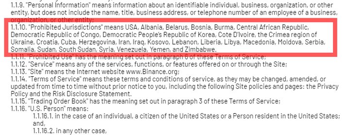 Binance DEX Will Ban U.S. Users and 28 Other Jurisdictions Starting in July