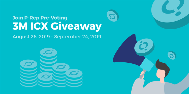 ICON Announces 3 Million ICX Giveaway