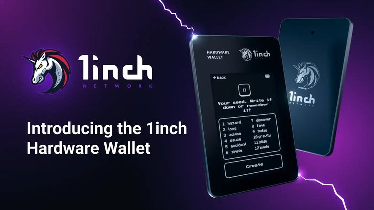 1inch Network Releases Hardware Non-Custodial Crypto Wallet
