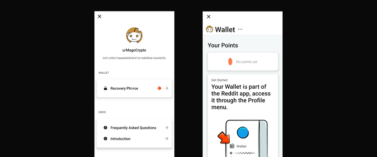 Reddit Testing Points System on Blockchain