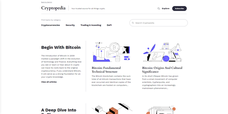 Gemini Announces New Project on Crypto Education