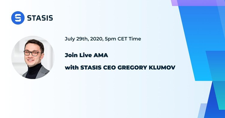 Live AMA with STASIS CEO GREGORY KLUMOV