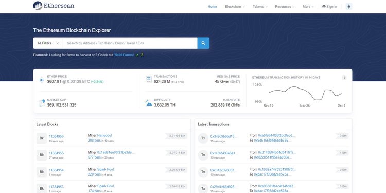 Top 5 Ethereum Blockchain Explorers