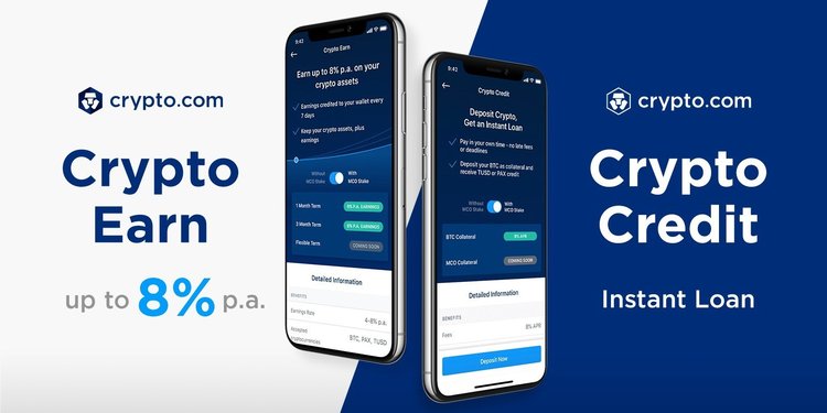 Crypto.com Launches Crypto Credit & Crypto Earn Products