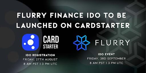 Flurry Finance IDO to Be Launched on CardStarter