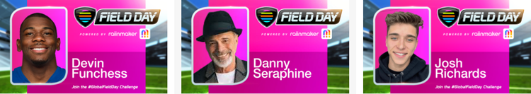 #GLOBALFIELDDAY Launches a Charitable Social Media Challenge