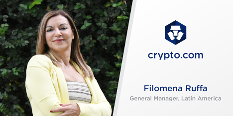 Crypto.com nombra a Filomena Ruffa como directora general de América Latina
