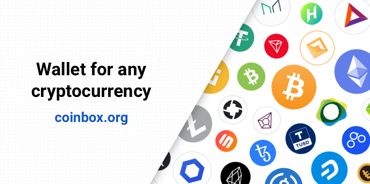 La cartera Coinbox.org ahora soporta todos los tokens de los blockchains ETH, BNB, TRX y EOS